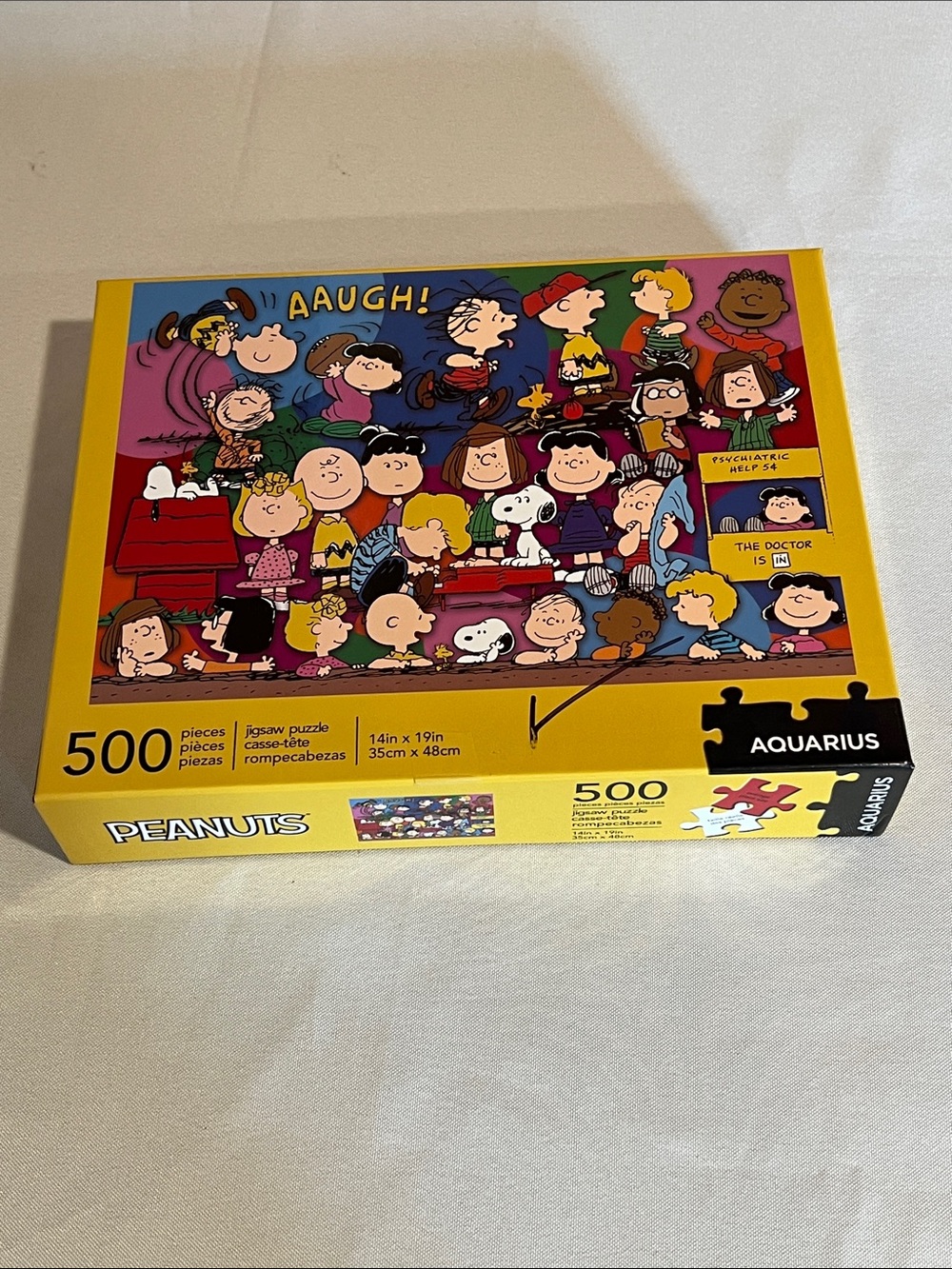 Peanuts 500-Piece Jigsaw Puzzle - Yellow Box